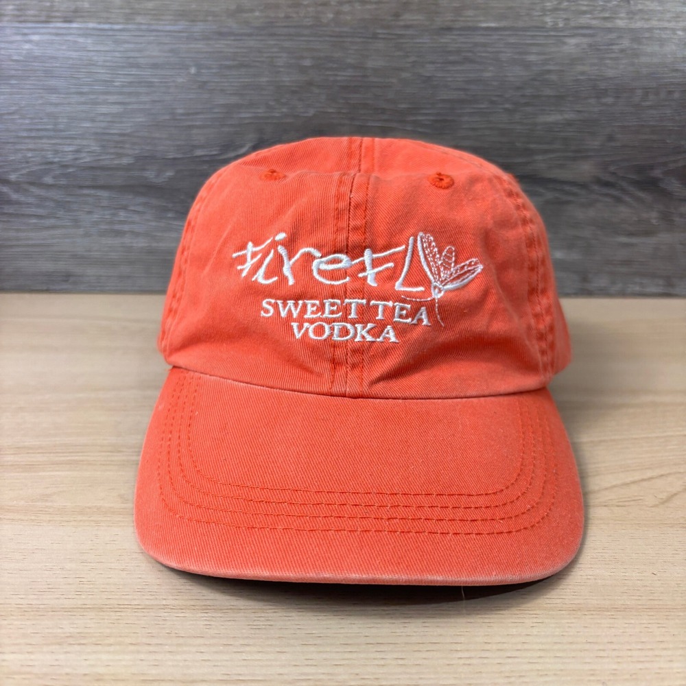 Firefly Vodka Hat Cap Strap Back Orange‎ Drinking One Size Adjustable